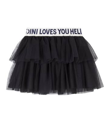 Logo tiered tulle skirt | Mini Rodini