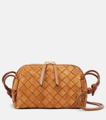 Schultertasche Concert aus Veloursleder | Bottega Veneta