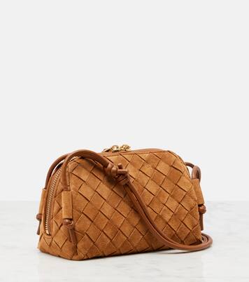 Schultertasche Concert aus Veloursleder | Bottega Veneta