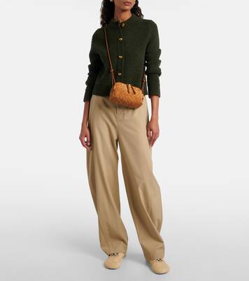 Schultertasche Concert aus Veloursleder | Bottega Veneta