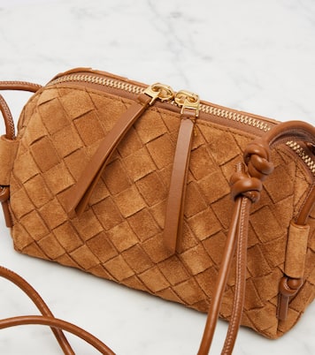 Schultertasche Concert aus Veloursleder | Bottega Veneta