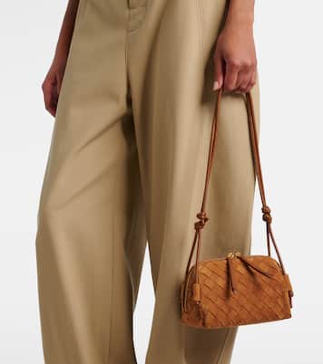 Schultertasche Concert aus Veloursleder | Bottega Veneta