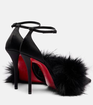 Pumps Zanzee 100 in crêpe di raso | Christian Louboutin