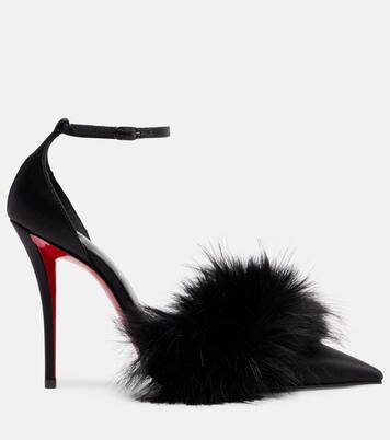Pumps Zanzee 100 in crêpe di raso | Christian Louboutin
