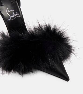 Pumps Zanzee 100 in crêpe di raso | Christian Louboutin