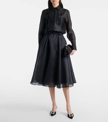 Midirock Calle aus Seide | Max Mara