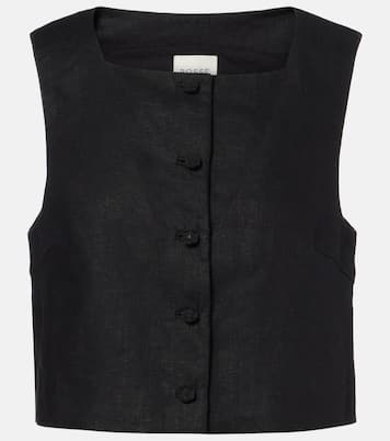 Rio linen crop top | Posse