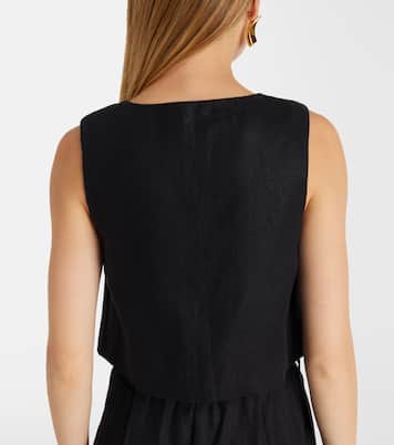 Rio linen crop top | Posse