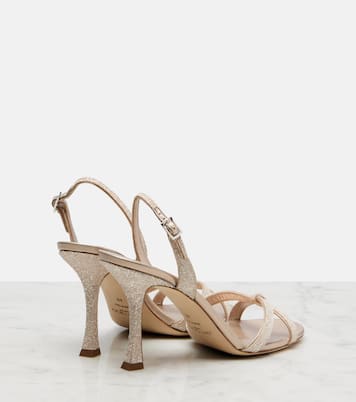 Sandalias Elsy 90 con glitter | Jimmy Choo