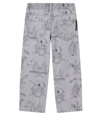 프린트 와이드 진 | Stella McCartney Kids