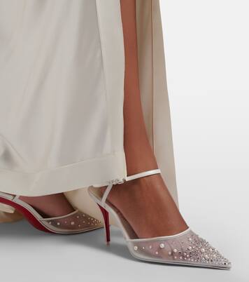 Miss Z embellished slingback pumps | Christian Louboutin