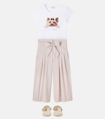 Pantalon en coton | Monnalisa