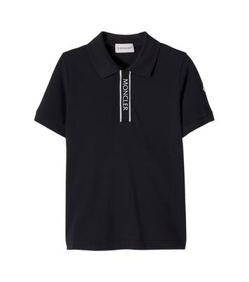 Logo cotton polo shirt | Moncler Enfant