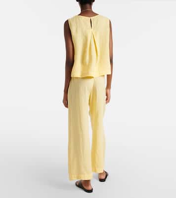 Pantalon ample Lola en lin | Velvet