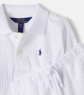 Polo e shorts in misto cotone | Polo Ralph Lauren Kids