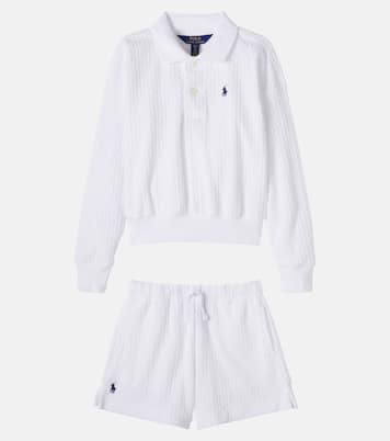 Polo e shorts in misto cotone | Polo Ralph Lauren Kids