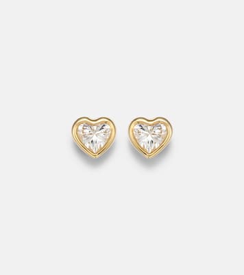 18kt gold (750/1000) earrings with diamonds | Anita Ko