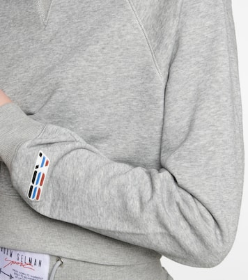 Sweat-shirt raccourci en coton mélangé | Adam Selman Sport