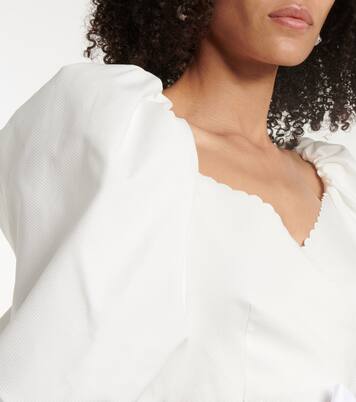 Top cropped in cotone | Miu Miu