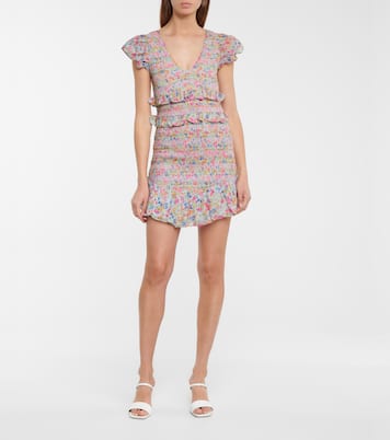 Sonora floral cotton minidress | LoveShackFancy