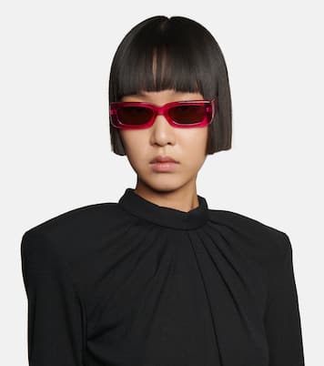 x Linda Farrow Mini Marfa rectangular sunglasses | The Attico