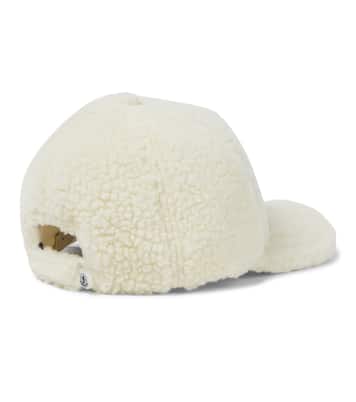Faux shearling baseball cap | Moncler Enfant