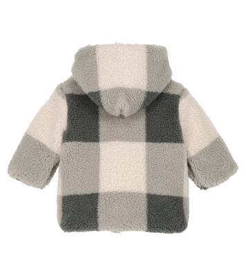 Baby - Cappotto a quadri con cappuccio | Il Gufo