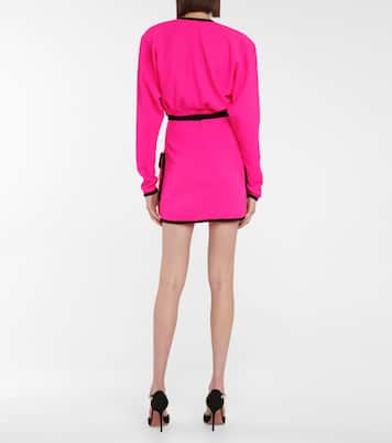 Embellished high-rise wool miniskirt | Rodarte