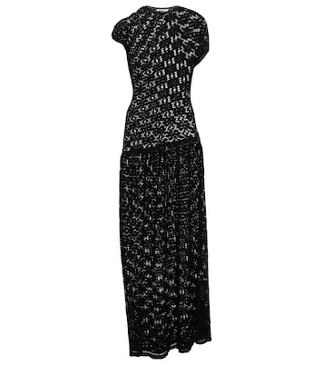Cotton embroidered midi dress | Jil Sander