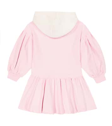 Robe à capuche en coton mélangé | Monnalisa