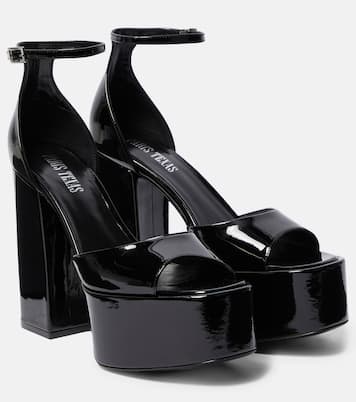 Tatiana patent leather platform sandals | Paris Texas