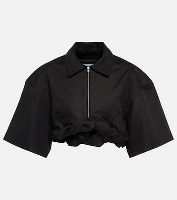 La chemise Silpa cotton and linen top | Jacquemus