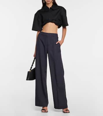 La chemise Silpa cotton and linen top | Jacquemus