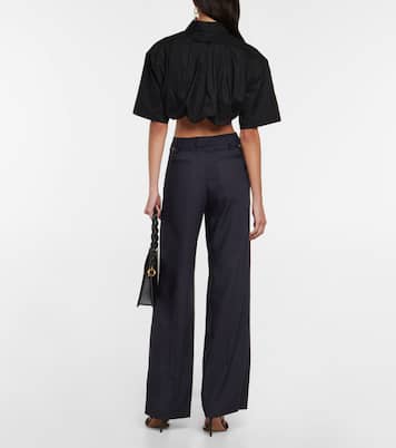 La chemise Silpa cotton and linen top | Jacquemus