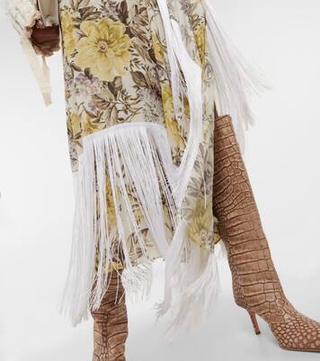 Gonna lunga asimmetrica con stampa | Acne Studios