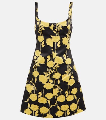 Talia floral taffeta faille minidress | Emilia Wickstead