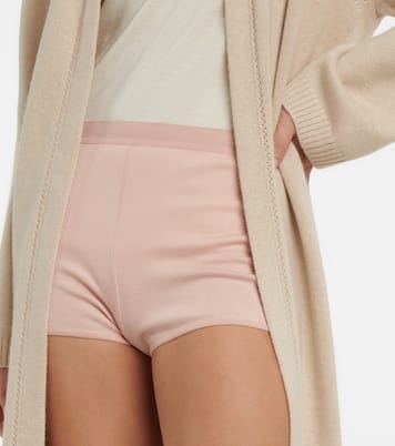 Shorts en jersey cachemir y seda | Loro Piana