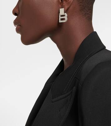 Orecchini Hourglass con cristalli | Balenciaga