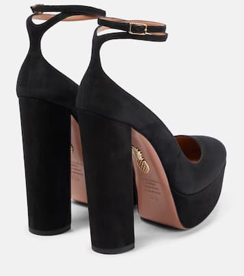 Blake suede platform pumps | Aquazzura
