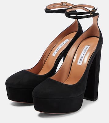 Blake suede platform pumps | Aquazzura