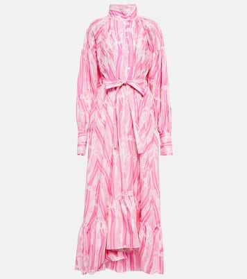 Printed cotton maxi dress | Patou