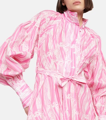 Printed cotton maxi dress | Patou