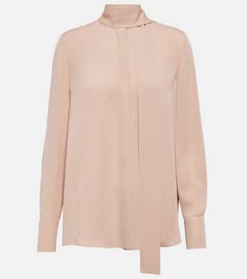 Blusa con lavallière in seta | Valentino