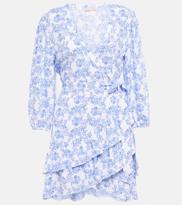 Legacy floral wrap minidress | Melissa Odabash