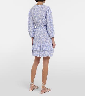 Legacy floral wrap minidress | Melissa Odabash