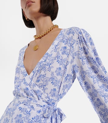Legacy floral wrap minidress | Melissa Odabash