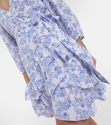Legacy floral wrap minidress | Melissa Odabash