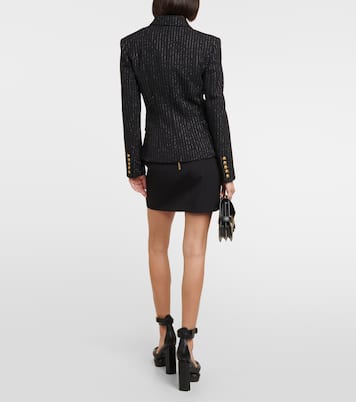 Chalkstripe wool blazer | Balmain