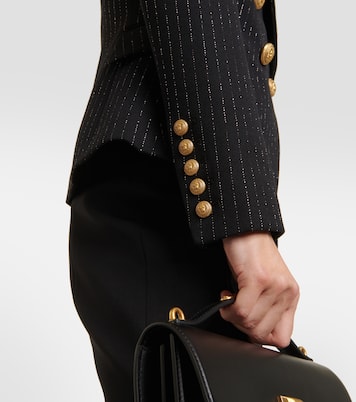 Chalkstripe wool blazer | Balmain