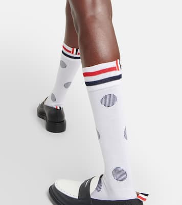 Calzini in misto cotone a pois | Thom Browne